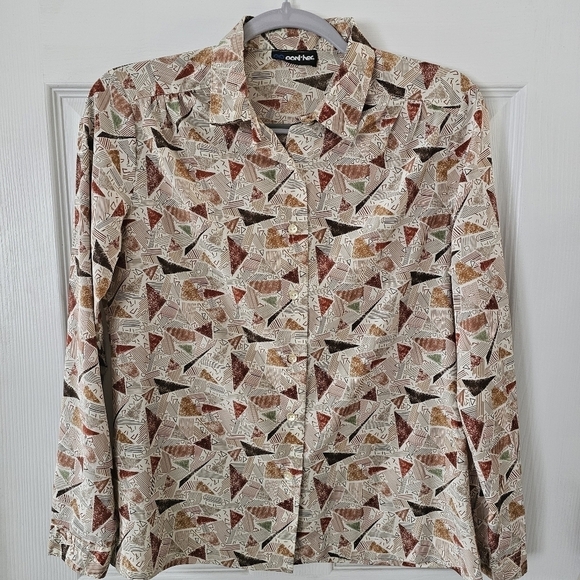 Panther Vintage Printed Button Down Shirt - Picture 1 of 7
